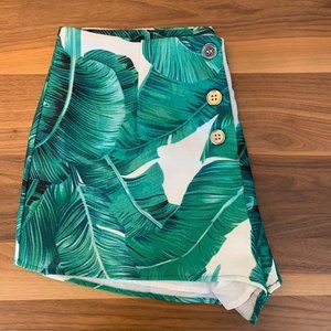 Tropical High Waisted Shorts